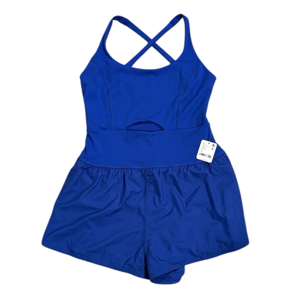Free People FP Movement Righteous Onesie in Ultra Indigo - Picture 4 of 16